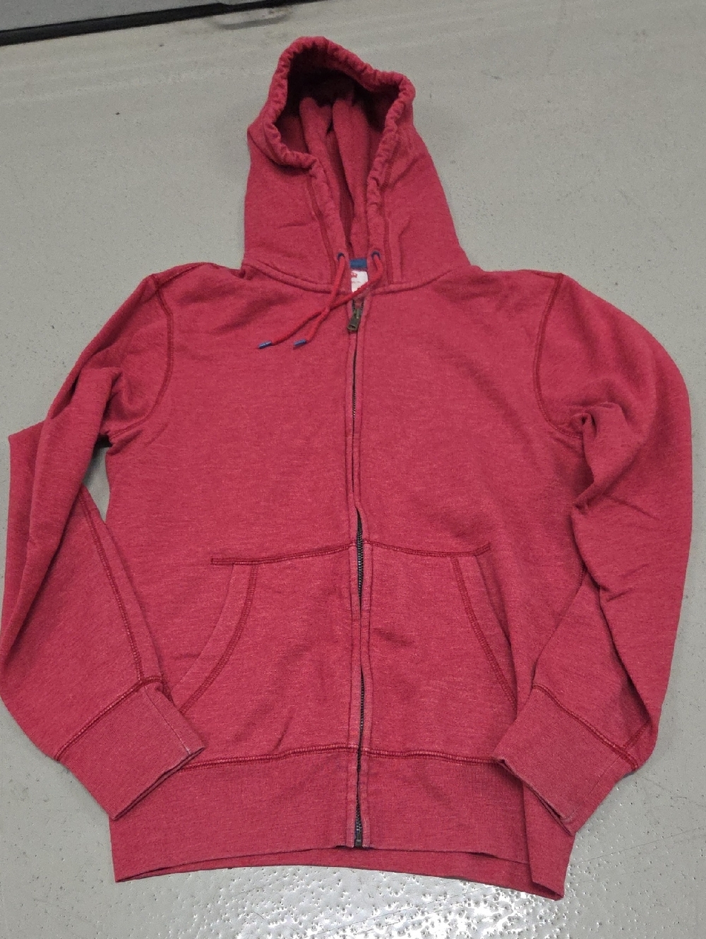 Levi's Red Zip-Up Hoodie